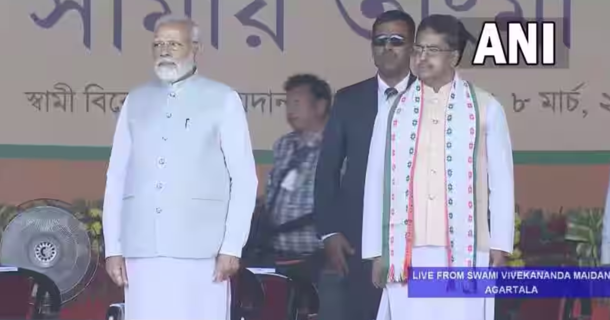 Manik Saha takes oath as Tripura CM for second consecutive time